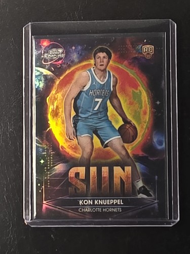 2025-26 Topps Cosmic Chrome Kon Knueppel RC Planetary Pursuit Sun Hornets