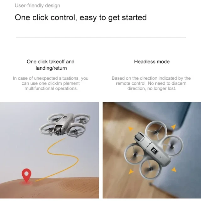 Xiaomi D16 Mini Drone 8K HD VR Doppia Fotocamera GPS Evita Ostacoli WIFI FPV - image 4 of 4