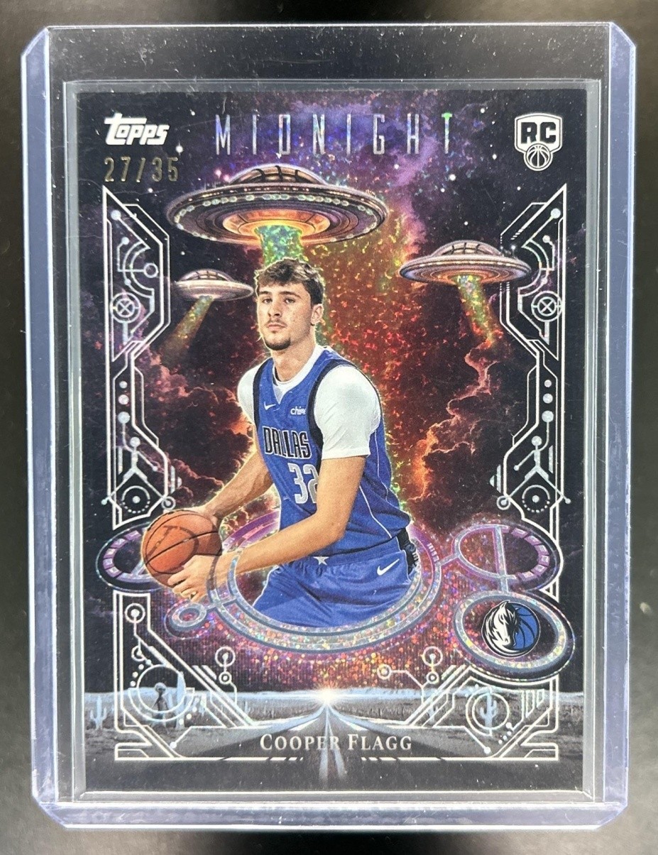 2025-26 Topps Midnight Cooper Flagg Daydreamers RC Winter Solstice Rookie #/35