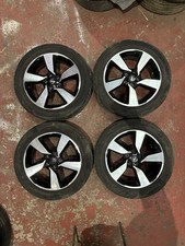 NISSAN QASHQAI MK2 J11 18" SET OF ALLOY WHEELS & TYRES N64801 7J ET40 215/55/R18