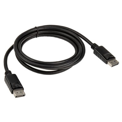 5x Akasa DisplayPort Kabel 2m - schwarz