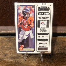 2022 Panini Contenders - Season Ticket Russell Wilson #30