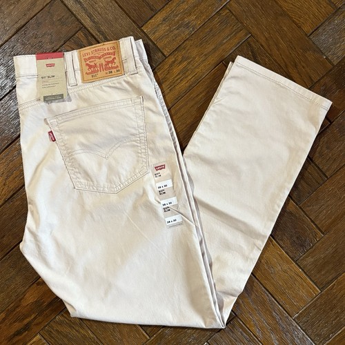Levi's 511 Slim Fit Chino Pants Men's Sz. 38x30 Stretch Tan Khaki NWT *Read