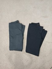 Lotof 2 The Limited Exact Stretch Size 4 Dress Pants Gray Black Striped