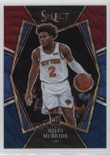 2021-22 Panini Select Premier Level Tri-Color Prizm Miles McBride #157 0b5