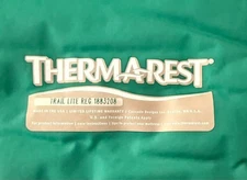 Therm-a-Rest Trail Lite Regular, - Excellent - Green/Brown