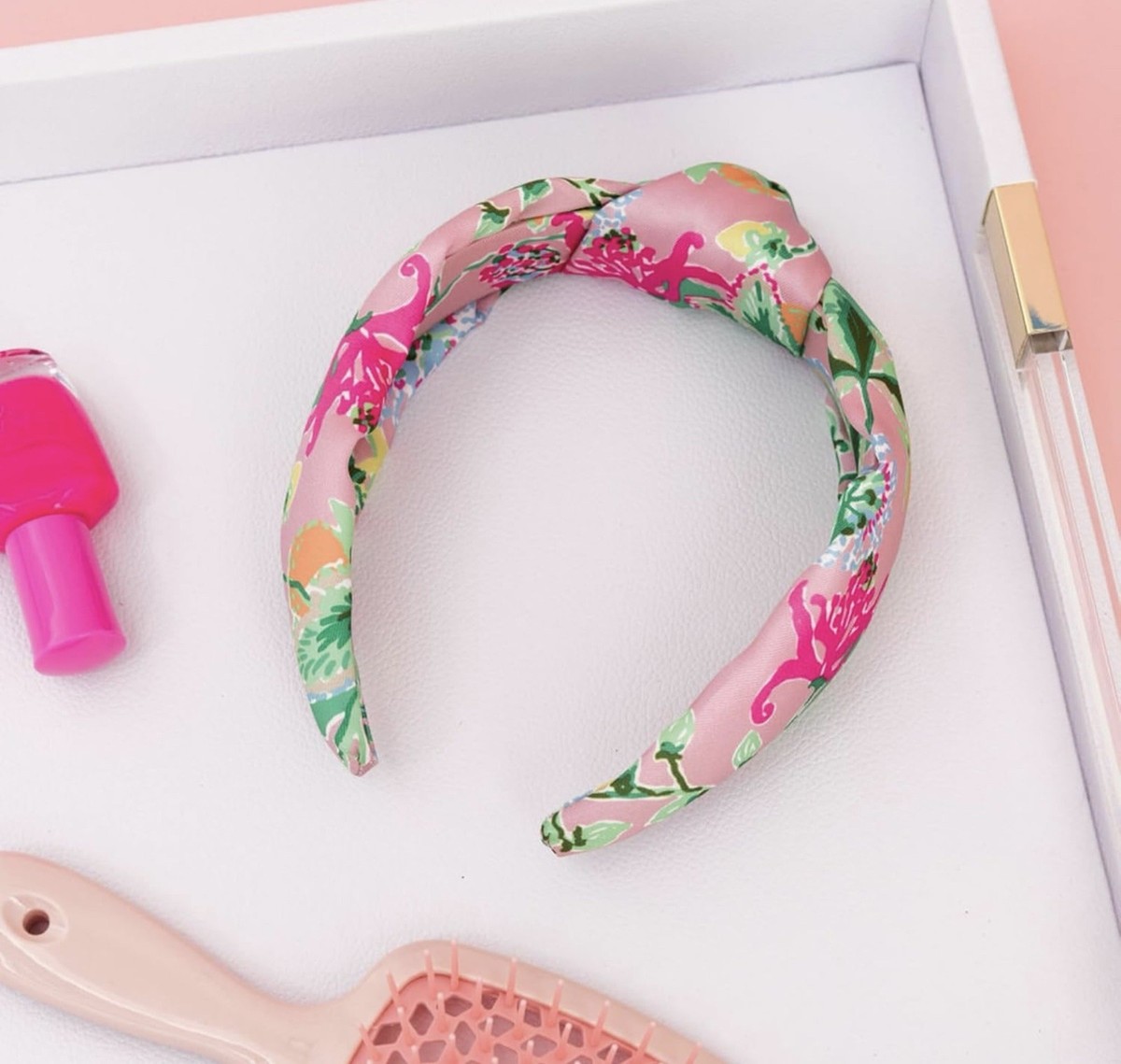 Lilly Pulitzer Slim Knot Headband Slim Knot Embellished Headband | Multi | Lilly Pulitzer main image 3