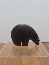 Small Vintage Rosewood/Ironwood Carved Polar Bear