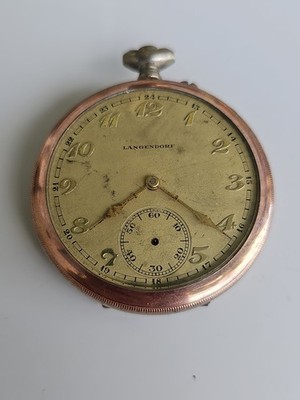 Antike Langendorf Taschenuhr Pocket Watch - 5-17