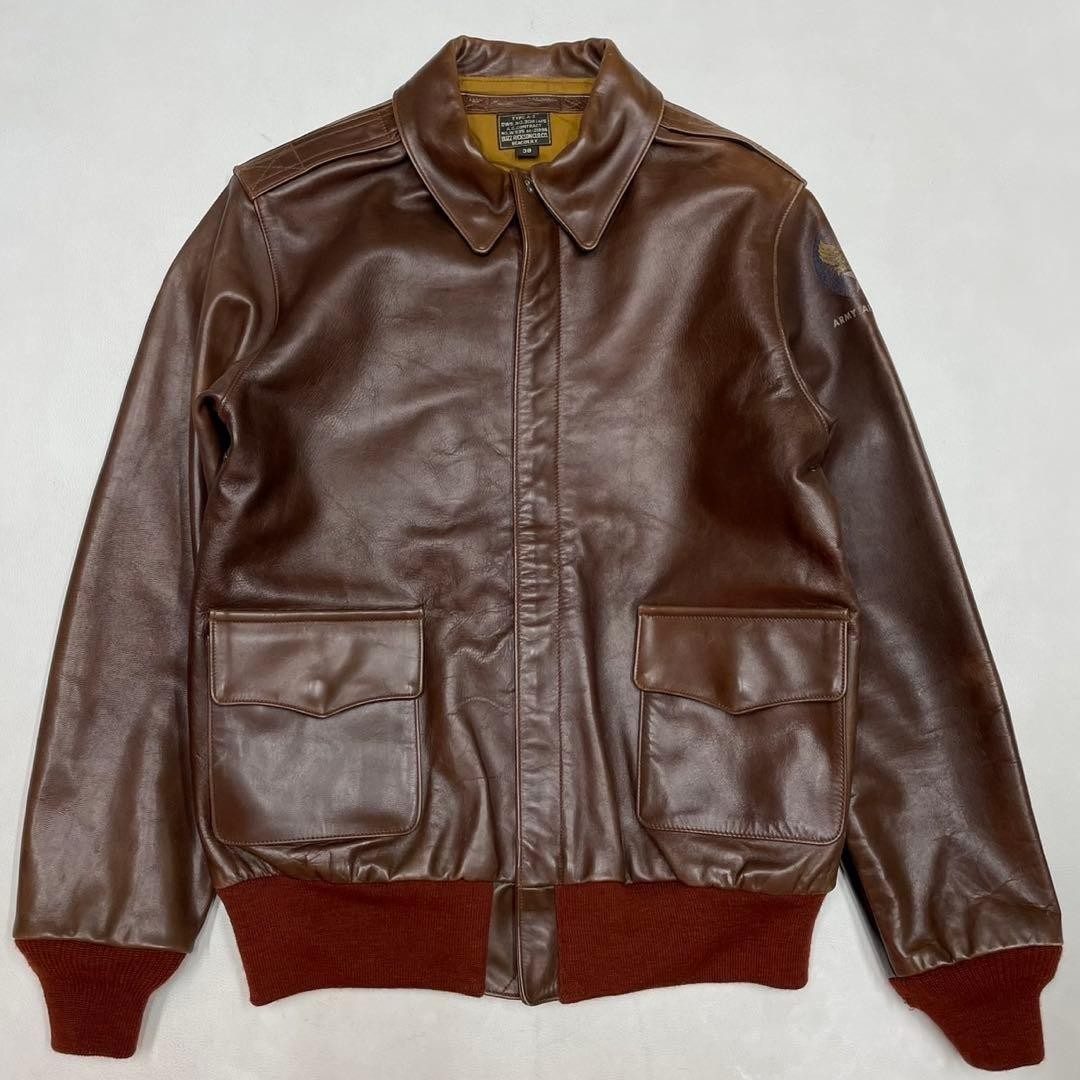 Buzz Rickson's A-2 Flight Jacket Authentic Leathe… - image 1
