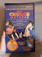 Grudge Matches VHS Wrestling WWF/WCW Coliseum Video Hulk Hogan Rowdy Roddy Piper