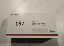  1  GENUINE CANON 057 BLACK TONER CARTRIDGE SEALED 3009C002AA 