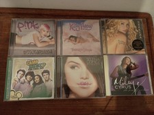 Cd Lot Of 6 Pop : Pink, Katy Perry, Selena Gomez, Miley Cyrus,Shakira,Camp Rock 
