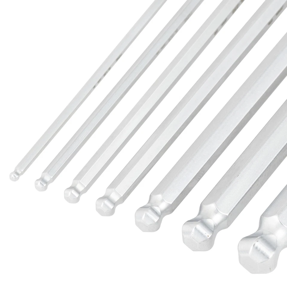 Short Neck Long Ball Point L-Shaped Wrench Set BL700S, 7 Pieces - Image 3 of 4