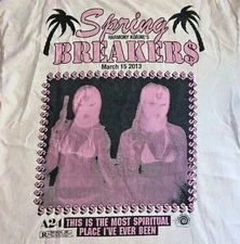 Online Ceramics A24 Spring Breakers Movie Promo Tie-Dye T-Shirt Large