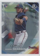 2017 Bowman Platinum Dansby Swanson (Throwing) #78 h6c