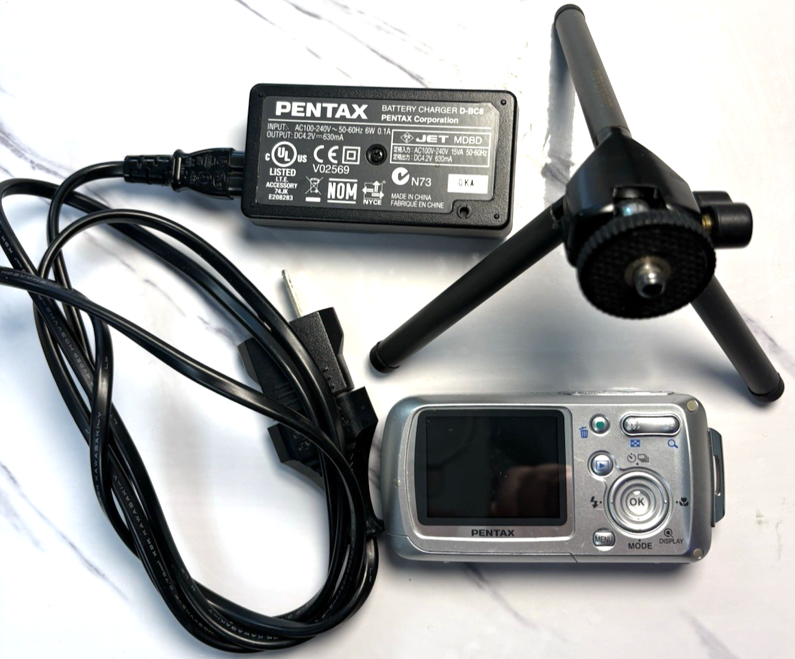 Pentax Optio WPi 6.0MP Waterproof Compact Digital Camera Silver