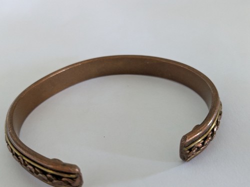 Vintage Modeschmuck - Kupferarmband - Bild 4 von 6