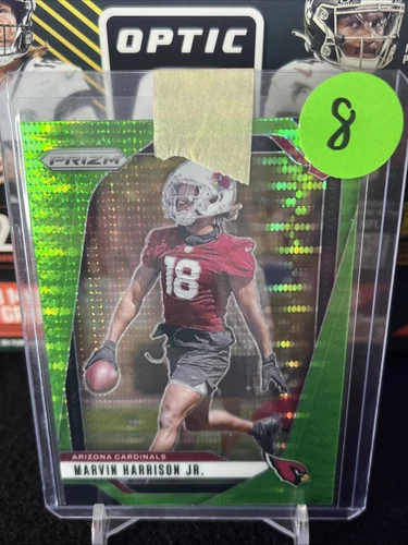 2024 Panini Prizm- Rookies Marvin Harrison Jr. #375 Neon Green Pulsar Prizm (RC)