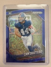 2025 Prizm Football Cam Skattebo #363 Blue Scope Choice /14 (RC)