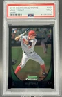 2011 Bowman Chrome Draft #101 Mike Trout Angels RC Rookie Card PSA 9 MINT