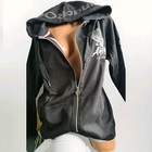 KangaROOS Damen Sweatjacke Hoodie Schwarz Kapuzenjacke Gr. 32/34–40/42 (6 359)