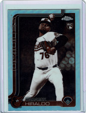 2025 Topps Chrome Update - Yaramil Hiraldo #USC78 Sepia Refractor (RC)