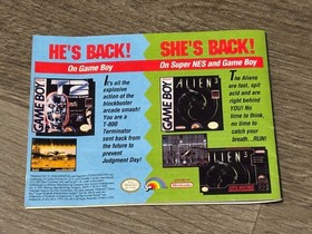 Alien 3 Instruction Manual Booklet Only Nintendo Nes Authentic