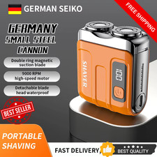 Mini Electric Smart Shaver Digital Display Dual Blade Rechargeable Trimmer