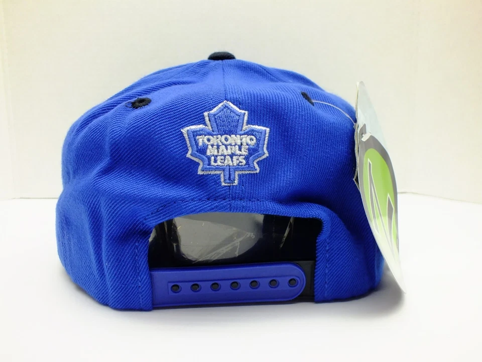 Vintage Big Logo Toronto Maple Leafs NHL Snapback Hat Cap One Size Adult NEW NWT - Image 3 of 4