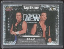 Jeff Parker / Matt Lee #85 Pyro 2022 Upper Deck AEW *HOT*