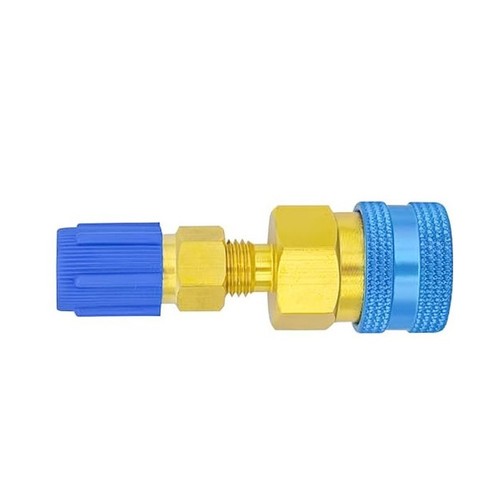 Low Side Quick Coupler for R1234YF to R134A Car Air Conditioning Hose Filling - Picture 7 of 7