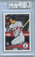 Mike Trout 2011 Topps Update Rookie RC Los Angeles Angels #US175 BGS 9