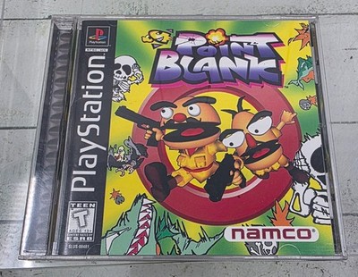 Point Blank (Sony PlayStation 1, 1998) PS1 Black Label CIB Complete Tested