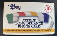 End Of An Era - Rare Hudson Bay Phone Card With The Bay’s Iconic Colours.