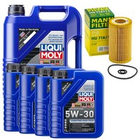 MotoröL Set Longtime High Tech 5W-30 Liqui Moly 9 Liter + ÖLfilter FüR Mercedes