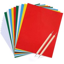 Transfer Paper and Tracing Paper with Embossing Stylus, 22 Pcs Carbon Water-S...