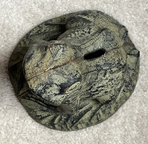 Cast Iron Frog Toad Piggy Bank Figure Rare Vintage Still Coin Garden Statue 6” - Picture 11 of 23