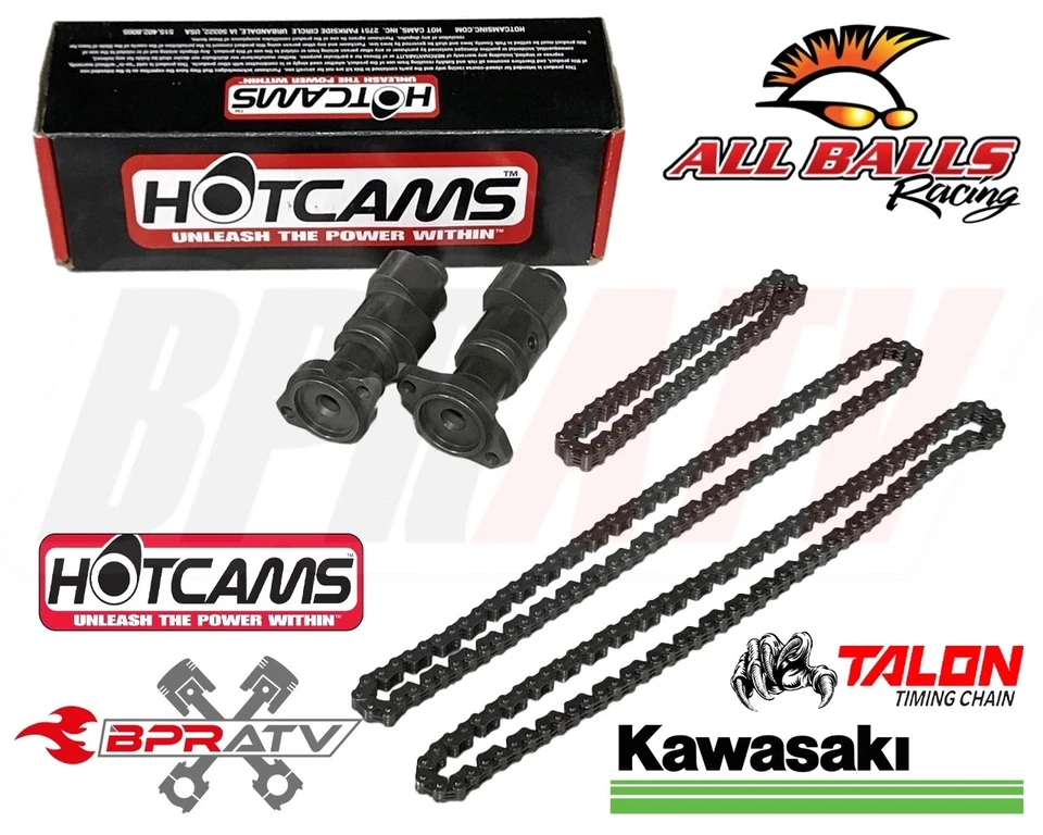 06-13 Kawasaki KVF650 KVF 650 Hot Cams Etapa 1 Mudbuster Hotcam Las 3 cadenas de levas Foto 3 de 4