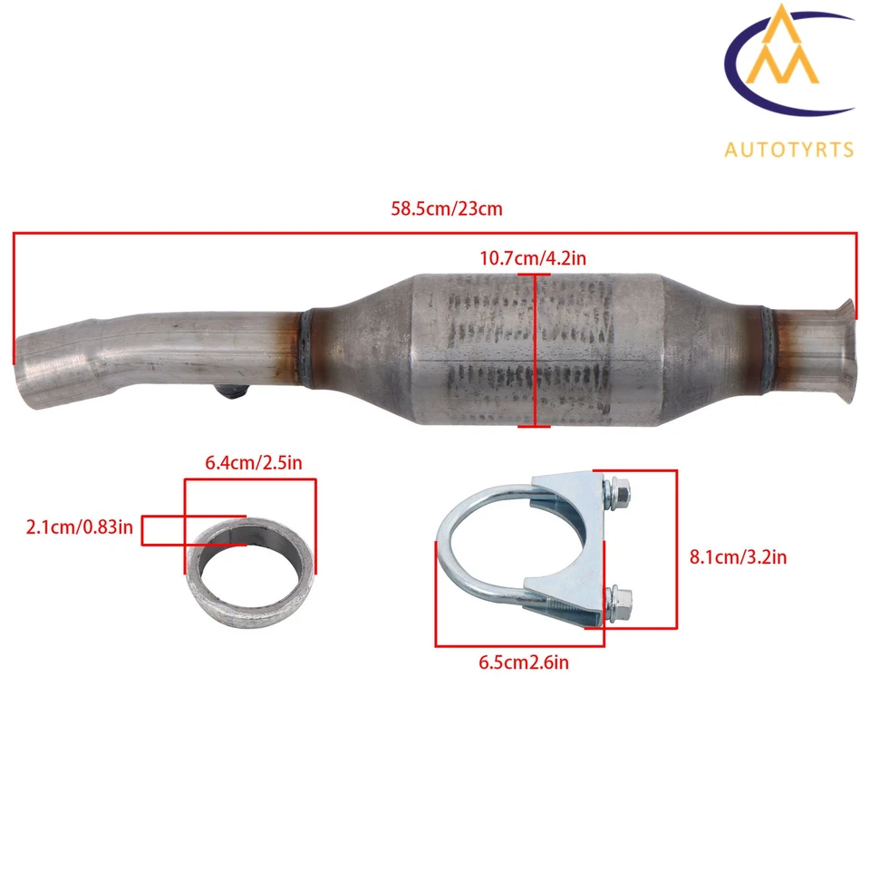 For Toyota Corolla 1.8L V4 1998 1999 2000 2001 2002 Catalytic Converter 15844 - Изображение 4 из 4