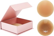 Silicone Nipple Cover Thin Invisible Reusable Pasties Waterproof Sticky Adhesive