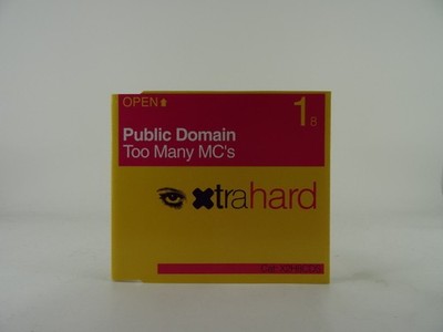 PUBLIC DOMAIN TOO MANY MCS (A58) 3 Track CD Single including Picture Sleeve XTRA
