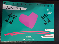 Faber Faber Pre-Time Piano Favorites Primer Beginning Reading Piano Solos