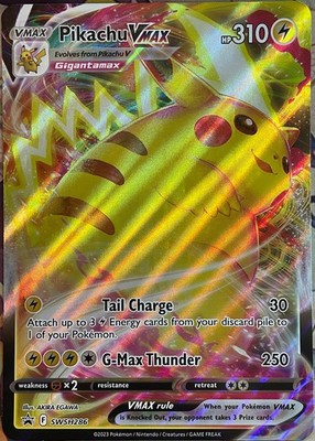Pikachu VMAX Black Star Promo *Jumbo Card* - SWSH286 - Pokemon 2023