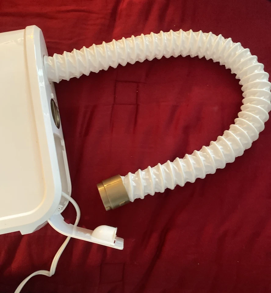 VINTAGE HOT SHOT TOOLS GOLD N HOT PORTABLE ELECTRC BONNET HAIR DRYER 3 SPEED WOW - Image 3 of 4