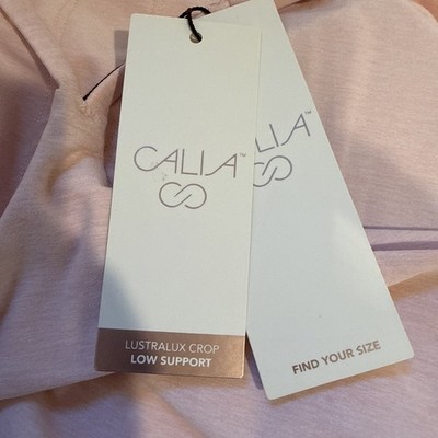 Crop Top CALIA Lustralux Gris Dos Croisé Taille S UPF50 - Neuf étiquettes