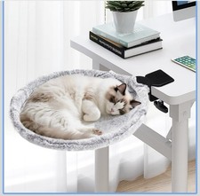 UROSS Cat Desk Bed - Stable and Sturdy Cat Hammock Desk Bed 50lb 180 degree NEW