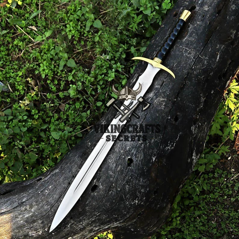 Espada de aço viking feita à mão, para presente de casamento espada medieval, presente de aniversário - Imagem 3 de 4