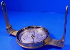 1848 William Gardam Compass folding Sight Vanes -  Rare Early Compass