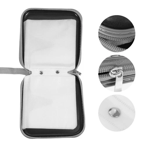 2 pcs DVD Case 40 Capacità CD Porta DVD Porta del disco DVD Caschetto CD